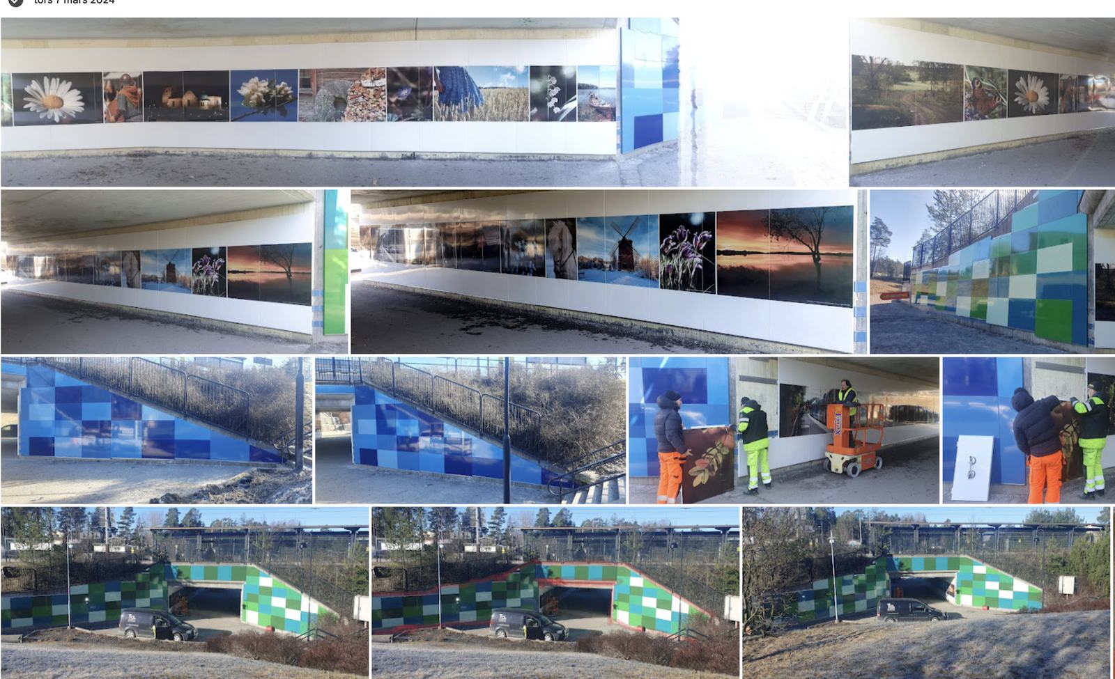 Kragstalund, Vallentuna — GC-passage med emaljsystem